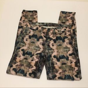 MADEWELL Skinny Skinny Ankle Camo Snake Print, 27